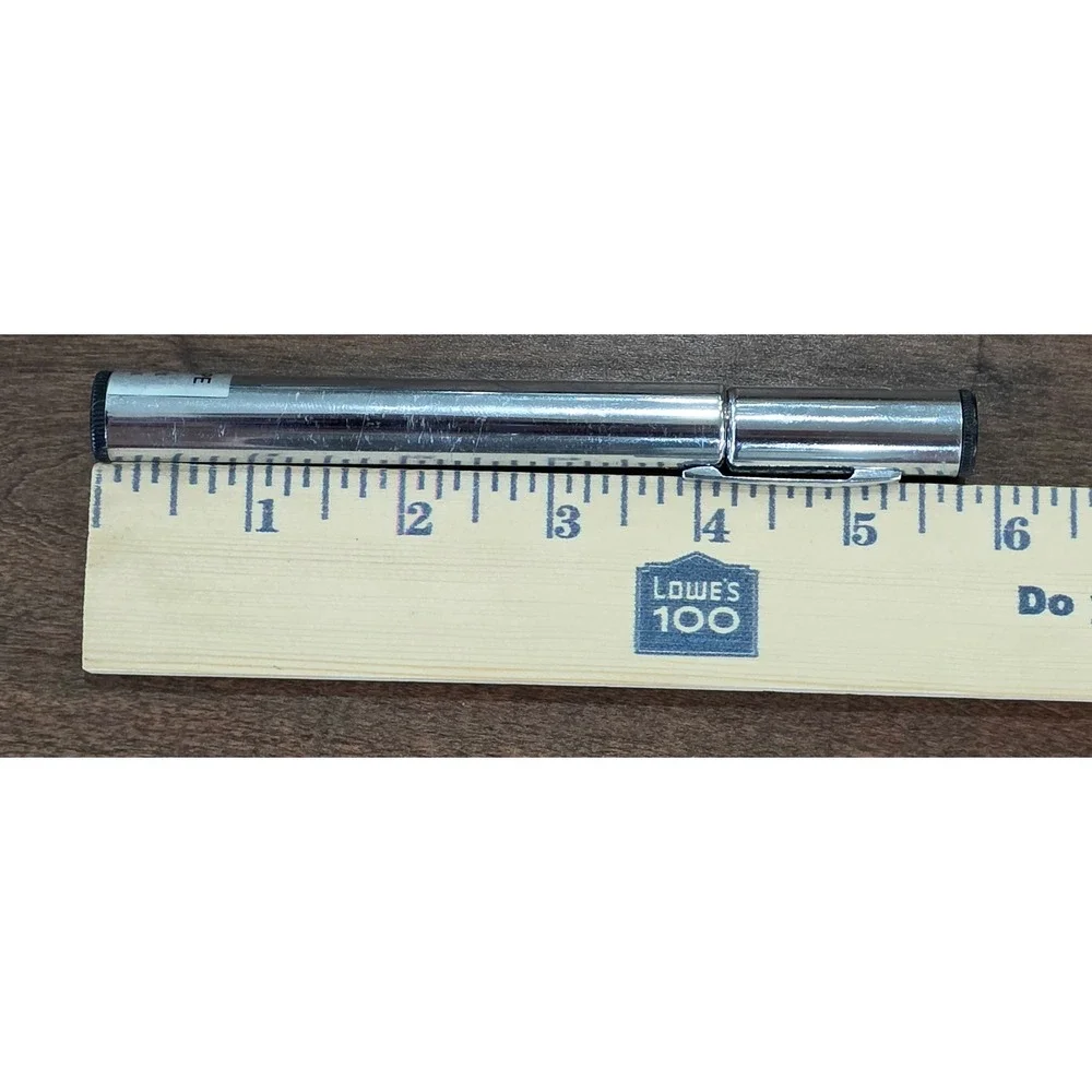 Vintage Style Scope 10x Telescope 50x Microscope Pocket Tool Chrome Silver